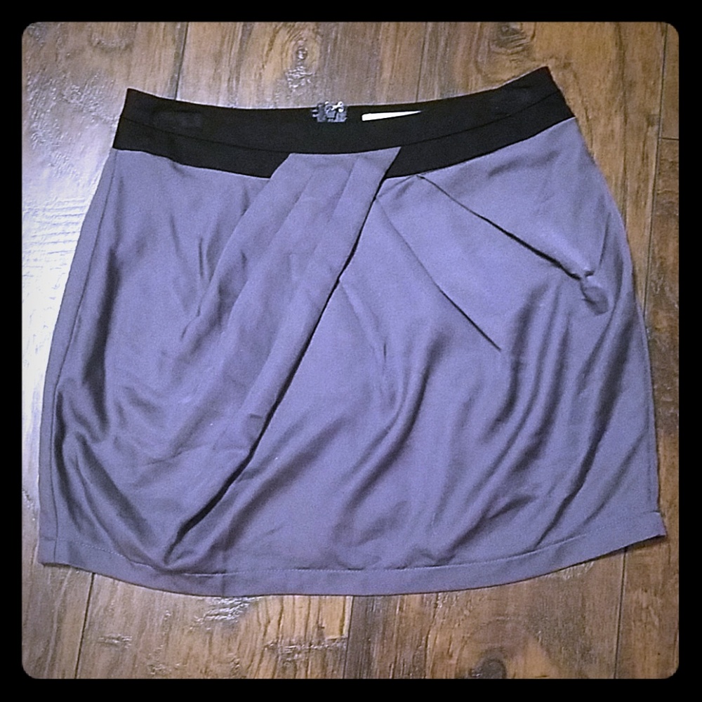 Lush front draped skirt